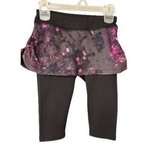 Girls Mini Skirt Capri Stretch Leggings 2 in 1 Girls Size 6-6X NWOT Clearance